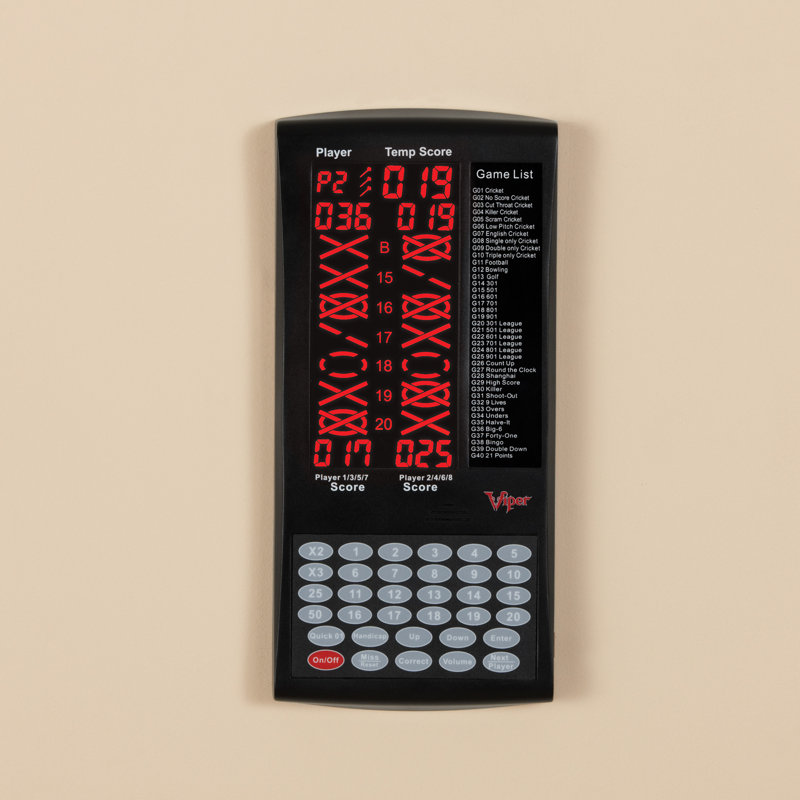 Viper ProScore Dart Electronic Dart Scoreboard & Reviews Wayfair